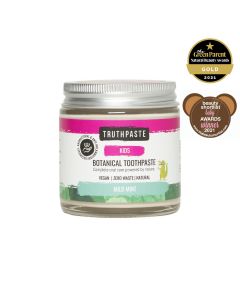 Children's toothpaste with no waste, organic and vegan (Mild Mint flavors)