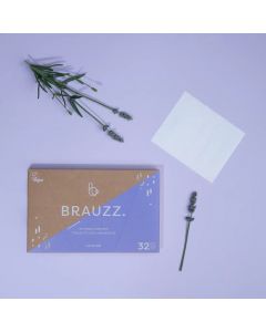 Sample packets of wax strips (3 wax strips) (Lavender)