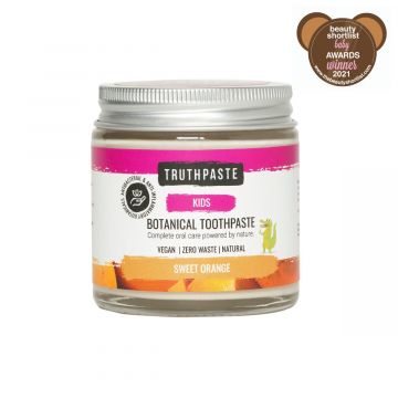 Children's toothpaste without waste, organic and vegan (Sweet Orange)