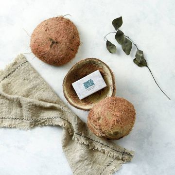 Body soap - Natural solid bar soap (coconut husk)