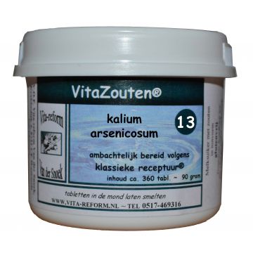 Sel Vita No 13 - Potassium arsenicosum 