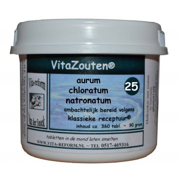 Sel Vita n° 25 - Aurum Chloratum Natronatum 
