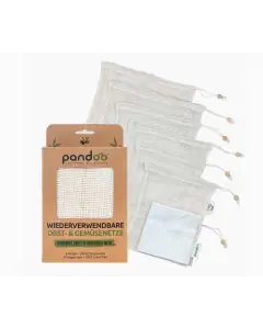 Herbruikbare fruit en groente netjes (3x stuks)