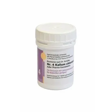 Nr.4 chlorat lactose vrij kauw