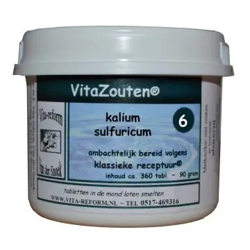 Vitazout nr. 6 - Kalium sulfuricum
