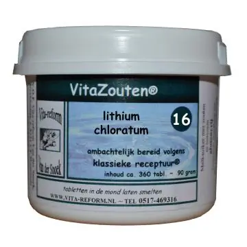 Vitazout nr. 16 - Lithium chloratum