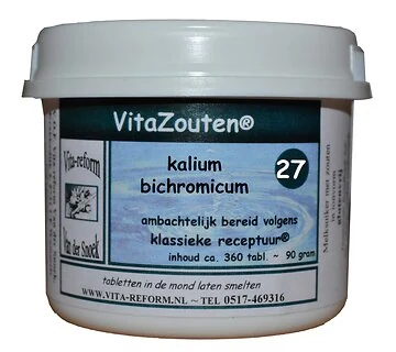 Vitazout nr. 27 - Kalium bichromicum