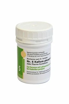 Nr.5 kalium phos lactose vrij kauw