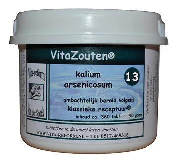 Vitazout nr. 13 - Kalium arsenicosum 