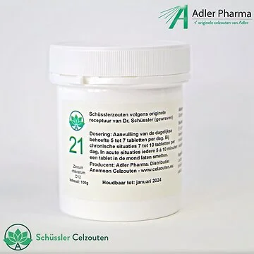 celzout21-Zincum-Chloratum-D12-100g