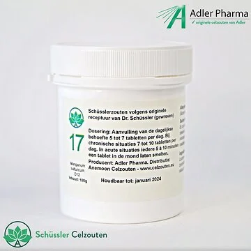 celzout17-Manganum-Sulfuricum-D12-100g