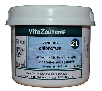 Vitazout nr. 21 - Zincum chloratum/muriaticum 