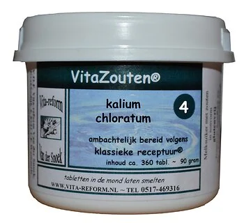 Vitazout nr. 4 - Kalium muriaticum/chloratum